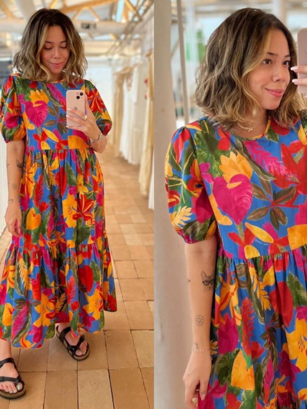 FARM Rio Tropical Floral Marias sz L NWOT
